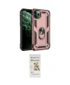 ieg™ iPhone 11 Pro Kılıf Ahenk Klasik Koleksiyonu - Siyah Mat Seramik Nano Ekran Koruyucu