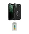 ieg™ iPhone 11 Pro Kılıf Ahenk Klasik Koleksiyonu - Siyah Polymer Nano Ekran Koruyucu