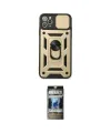 ieg™ iPhone 11 Pro Kılıf Ahenk Klasik - Siyah 34D Hayalet Izgaralı Cam