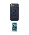 ieg™ iPhone 11 Pro Kılıf Ahenk Klasik - Siyah 34D Izgaralı Cam