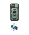 ieg™ iPhone 11 Pro Kılıf Ahenk Klasik - Siyah 3D Antistatik Cam Ekran Koruyucu