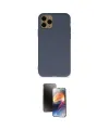 ieg™ iPhone 11 Pro Kılıf Ahenk Serisi - Siyah 3D Antistatik Mat Seramik Nano Ekran Koruyucu