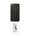 ieg™ iPhone 11 Pro Kılıf Akış Doku - Şeffaf Pasifik Cam Ekran Koruyucu