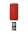 ieg™ iPhone 11 Pro Kılıf Akış Doku - Siyah 34D Hayalet Izgaralı Cam