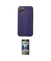 ieg™ iPhone 11 Pro Kılıf Akış Doku - Siyah 34D Hayalet Izgaralı Cam