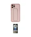 ieg™ iPhone 11 Pro Kılıf Akış Doku - Siyah 34D Hayalet Izgaralı Cam