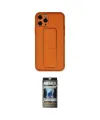 ieg™ iPhone 11 Pro Kılıf Akış Doku - Siyah 34D Hayalet Izgaralı Cam
