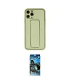 ieg™ iPhone 11 Pro Kılıf Akış Doku - Siyah 34D Izgaralı Cam