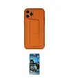 ieg™ iPhone 11 Pro Kılıf Akış Doku - Siyah 34D Izgaralı Cam