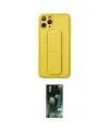ieg™ iPhone 11 Pro Kılıf Akış Doku - Siyah 360 Mat Full Body Arka Koruyucu