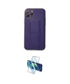 ieg™ iPhone 11 Pro Kılıf Akış Doku - Siyah 3D Antistatik Cam Ekran Koruyucu
