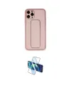ieg™ iPhone 11 Pro Kılıf Akış Doku - Siyah 3D Antistatik Cam Ekran Koruyucu