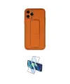 ieg™ iPhone 11 Pro Kılıf Akış Doku - Siyah 3D Antistatik Cam Ekran Koruyucu