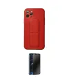 ieg™ iPhone 11 Pro Kılıf Akış Doku - Siyah 3D Antistatik Hayalet Cam Ekran Koruyucu