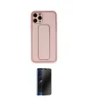 ieg™ iPhone 11 Pro Kılıf Akış Doku - Siyah 3D Antistatik Hayalet Cam Ekran Koruyucu