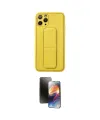 ieg™ iPhone 11 Pro Kılıf Akış Doku - Siyah 3D Antistatik Mat Seramik Nano Ekran Koruyucu