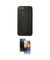ieg™ iPhone 11 Pro Kılıf Akış Doku - Siyah 3D Antistatik Mat Seramik Nano Ekran Koruyucu