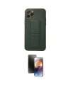 ieg™ iPhone 11 Pro Kılıf Akış Doku - Siyah 3D Antistatik Mat Seramik Nano Ekran Koruyucu