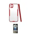 ieg™ iPhone 11 Pro Kılıf Atlas Asil Serisi - Siyah 34D Hayalet Izgaralı Cam