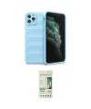 ieg™ iPhone 11 Pro Kılıf Atlas Koleksiyonu - Siyah 20D Premium Cam Ekran Koruyucu