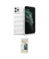 ieg™ iPhone 11 Pro Kılıf Atlas Koleksiyonu - Siyah 6D Mat Seramik Hayalet Nano Ekran Koruyucu