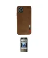 ieg™ iPhone 11 Pro Kılıf Doruk Asil Koleksiyonu - Siyah 34D Hayalet Izgaralı Cam