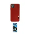 ieg™ iPhone 11 Pro Kılıf Doruk Asil Koleksiyonu - Siyah 34D Izgaralı Cam