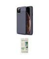 ieg™ iPhone 11 Pro Kılıf Doruk Klasik Özel Seri - Siyah 20D Premium Cam Ekran Koruyucu