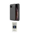 ieg™ iPhone 11 Pro Kılıf Doruk Klasik Özel Seri - Siyah 5D Hayalet Cam Ekran Koruyucu