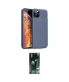 ieg™ iPhone 11 Pro Kılıf Eksen Form Prime - Siyah 360 Mat Full Body Arka Koruyucu