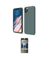 ieg™ iPhone 11 Pro Kılıf Kozmos Yansıma Özel Seri - Siyah 34D Hayalet Izgaralı Cam