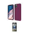 ieg™ iPhone 11 Pro Kılıf Kozmos Yansıma Özel Seri - Siyah 34D Hayalet Izgaralı Cam