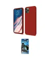 ieg™ iPhone 11 Pro Kılıf Kozmos Yansıma Özel Seri - Siyah 34D Izgaralı Cam
