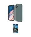 ieg™ iPhone 11 Pro Kılıf Kozmos Yansıma Özel Seri - Siyah 34D Izgaralı Cam