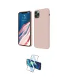 ieg™ iPhone 11 Pro Kılıf Kozmos Yansıma Özel Seri - Siyah 3D Antistatik Cam Ekran Koruyucu