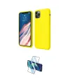 ieg™ iPhone 11 Pro Kılıf Kozmos Yansıma Özel Seri - Siyah 3D Antistatik Cam Ekran Koruyucu