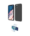 ieg™ iPhone 11 Pro Kılıf Kozmos Yansıma Özel Seri - Siyah 3D Antistatik Cam Ekran Koruyucu