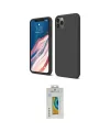 ieg™ iPhone 11 Pro Kılıf Kozmos Yansıma Özel Seri - Siyah Polymer Nano Ekran Koruyucu