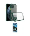 ieg™ iPhone 11 Pro Kılıf Nova Asil Özel Seri - Siyah 34D Izgaralı Cam