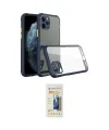 ieg™ iPhone 11 Pro Kılıf Nova Asil Özel Seri - Siyah 6D Mat Seramik Hayalet Nano Ekran Koruyucu