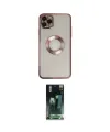 ieg™ iPhone 11 Pro Kılıf Pusula Form - Şeffaf 360 Full Body Arka Koruyucu