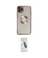 ieg™ iPhone 11 Pro Kılıf Pusula Form - Şeffaf Pasifik Cam Ekran Koruyucu
