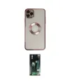 ieg™ iPhone 11 Pro Kılıf Pusula Form - Siyah 360 Mat Full Body Arka Koruyucu