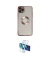 ieg™ iPhone 11 Pro Kılıf Pusula Form - Siyah 3D Antistatik Seramik Nano Ekran Koruyucu