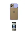 ieg™ iPhone 11 Pro Kılıf Vadi Çizgi - Siyah 34D Hayalet Izgaralı Cam