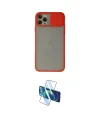 ieg™ iPhone 11 Pro Kılıf Vadi Çizgi - Siyah 3D Antistatik Cam Ekran Koruyucu