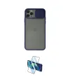 ieg™ iPhone 11 Pro Kılıf Vadi Çizgi - Siyah 3D Antistatik Cam Ekran Koruyucu