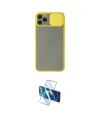 ieg™ iPhone 11 Pro Kılıf Vadi Çizgi - Siyah 3D Antistatik Cam Ekran Koruyucu