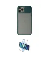 ieg™ iPhone 11 Pro Kılıf Vadi Çizgi - Siyah 3D Antistatik Cam Ekran Koruyucu
