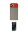 ieg™ iPhone 11 Pro Kılıf Vadi Çizgi - Siyah 3D Antistatik Hayalet Cam Ekran Koruyucu